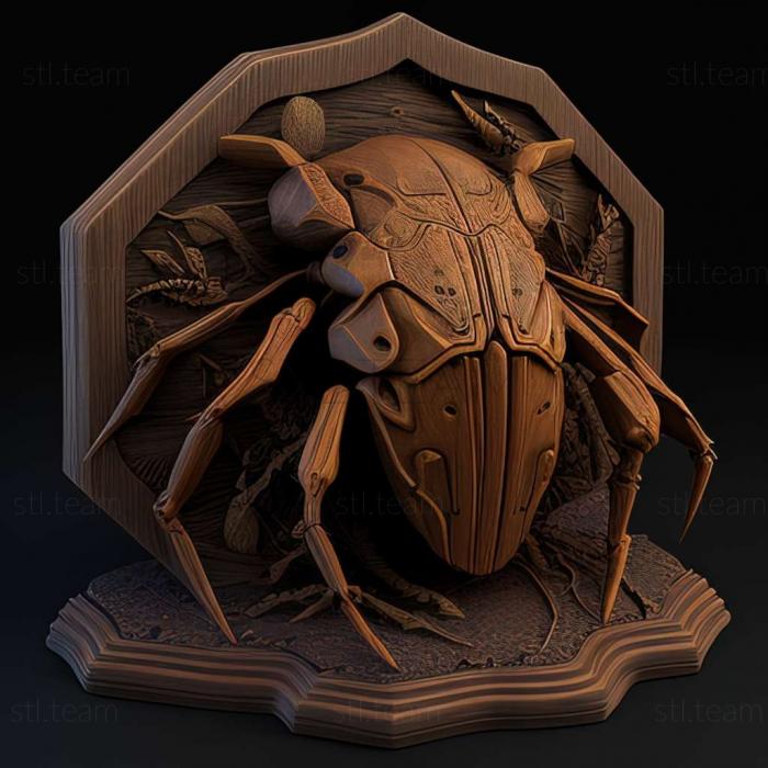 3D model Nicrophorus sepultor (STL)